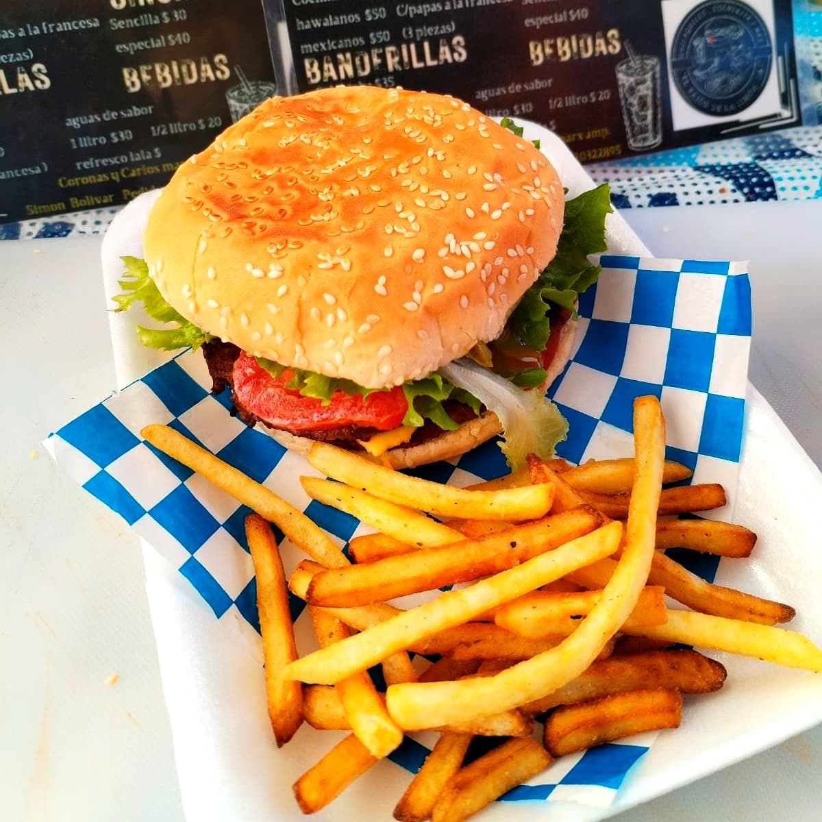 HAMBURGUESA SENCILLA