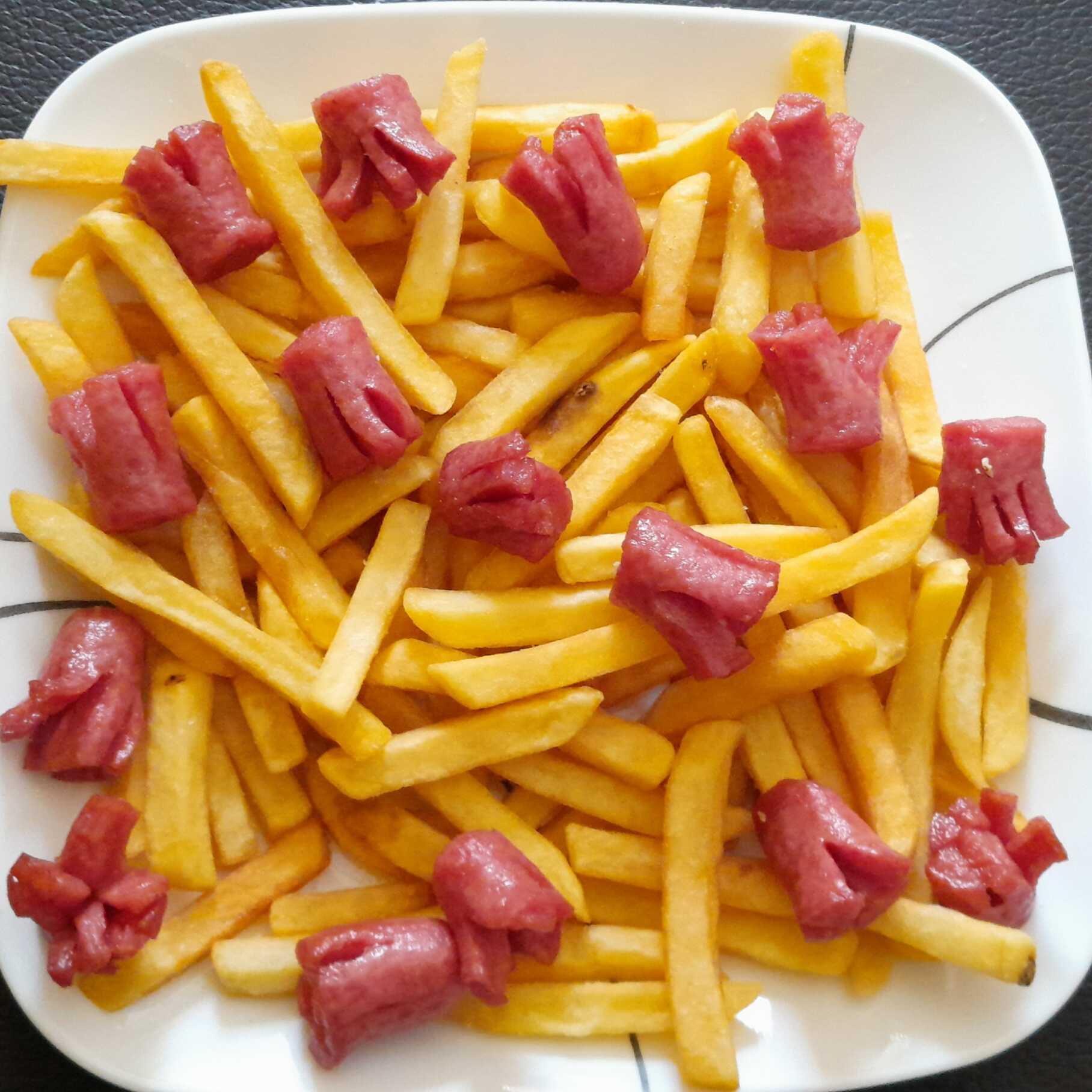 Salchipapas Grandes