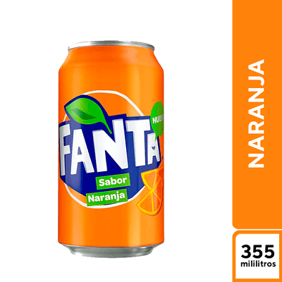 Fanta lata 355 ml.