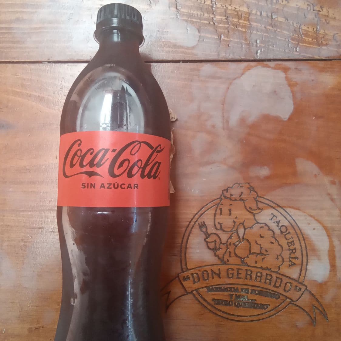 coca sin azucar de 600ml