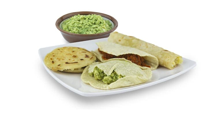Gordita de huevo verde