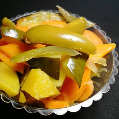 Salsa de Verduras en Escabeche con Rajas