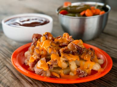 Papas Queso Tocino