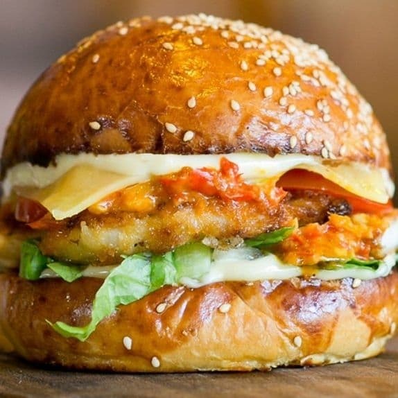 Hamburguesa de Pollo grande