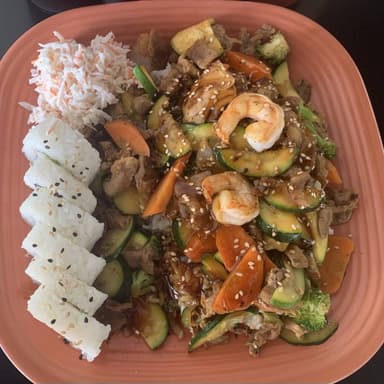Teriyaki Mixto + Chente Mixto