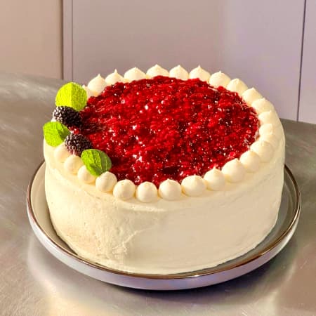 Pastel Gourmet Zarzamora Relleno De Cheesecake 7