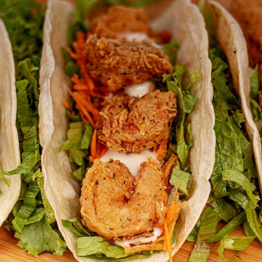 Tacos Crispy de Camarón 3 uds