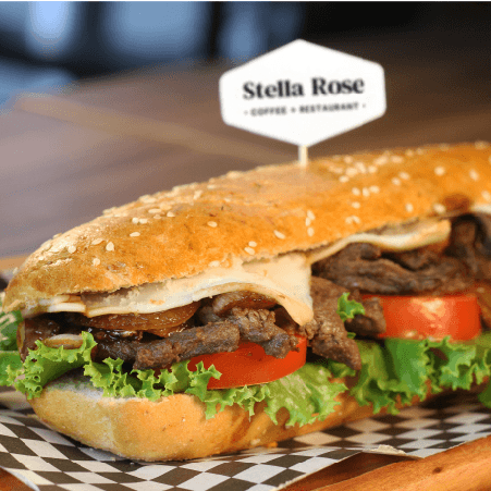 Baguette de Carne y Queso