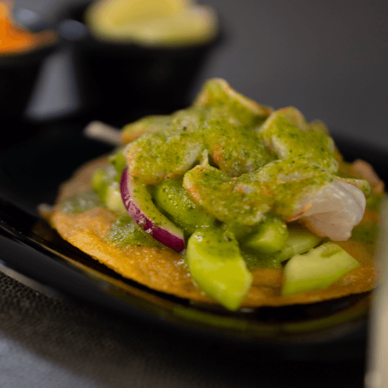 Tostada de Aguachile Camaròn