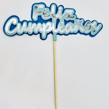 Topper Feliz Cumpleaños Celeste