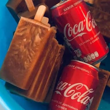 Paleta de Coca Cola