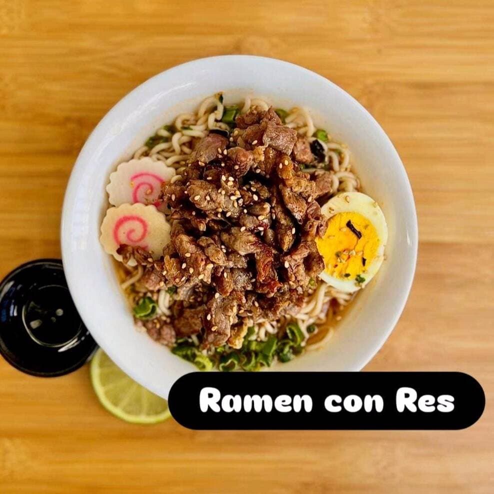 Ramen con Carne de Res