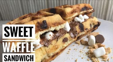 Sweet Waffle Sandwich