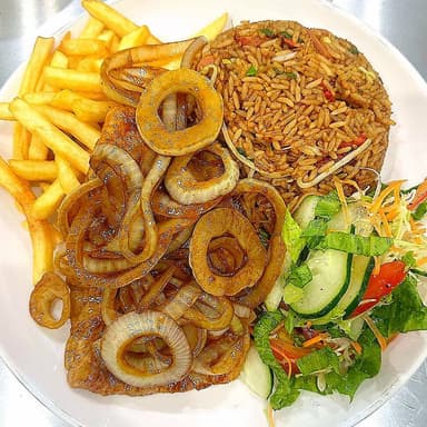 Combo11-Bistec Encebollada