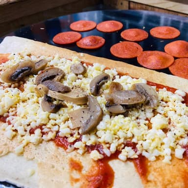 Crepa con Champiqueso