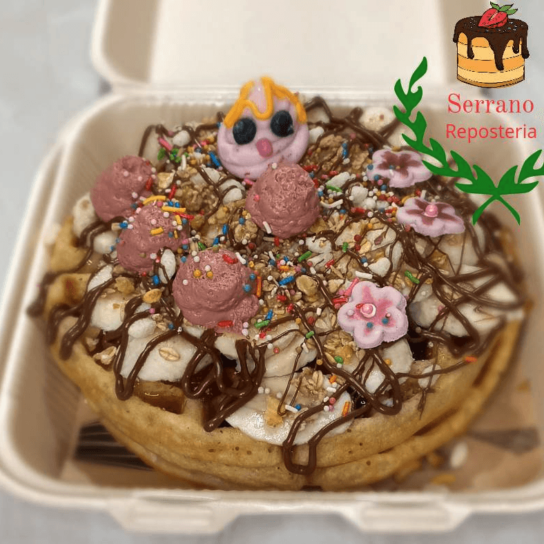 Waffles con Frutos