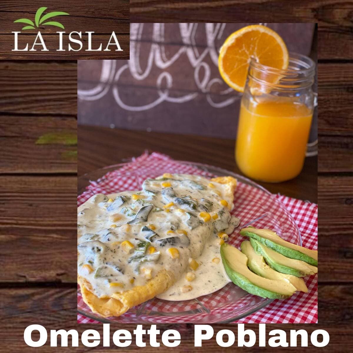 Omelette Poblano