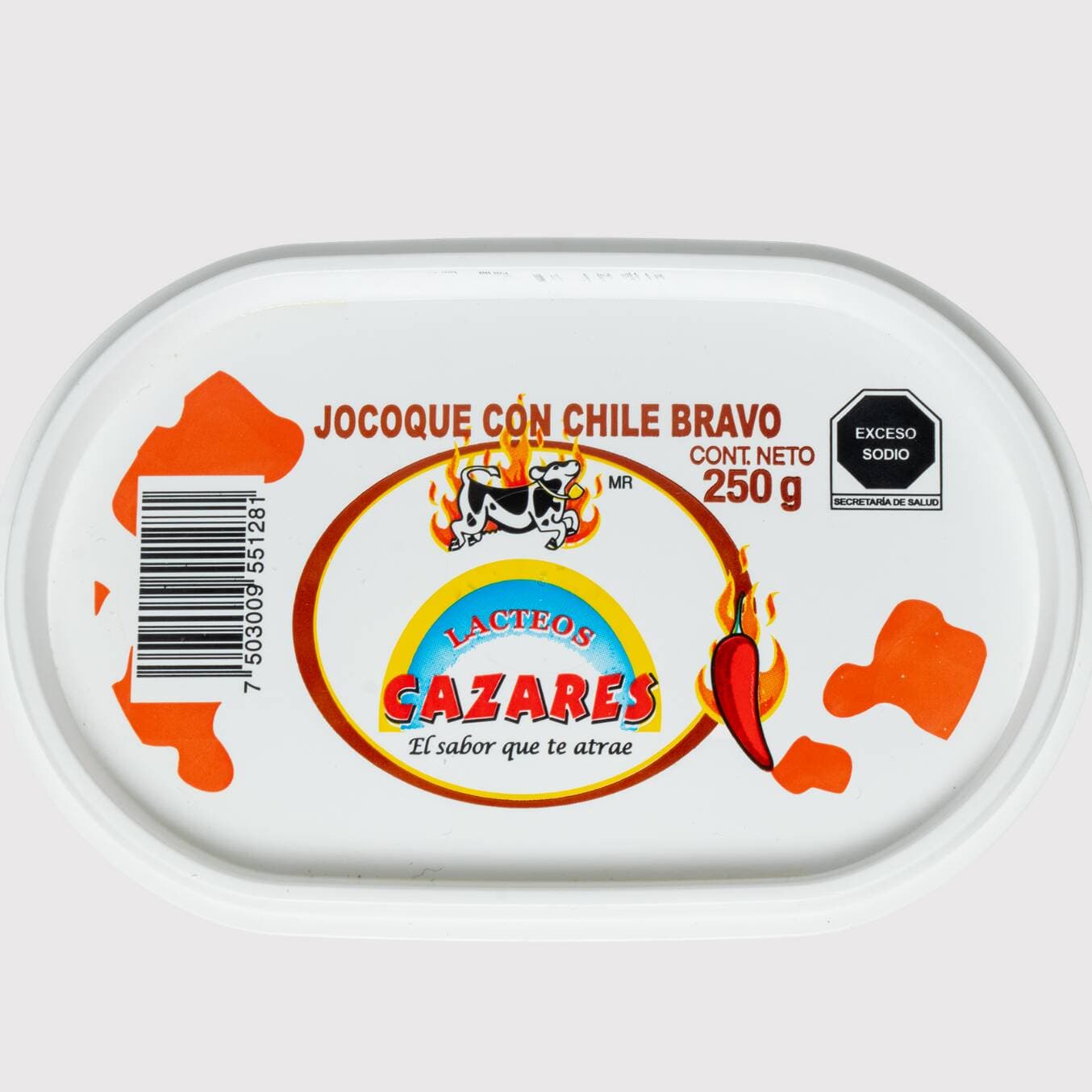 Jocoque con Chile Bravo Cazares 250 gr