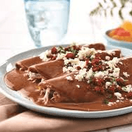 Enfrijoladas de Pollo