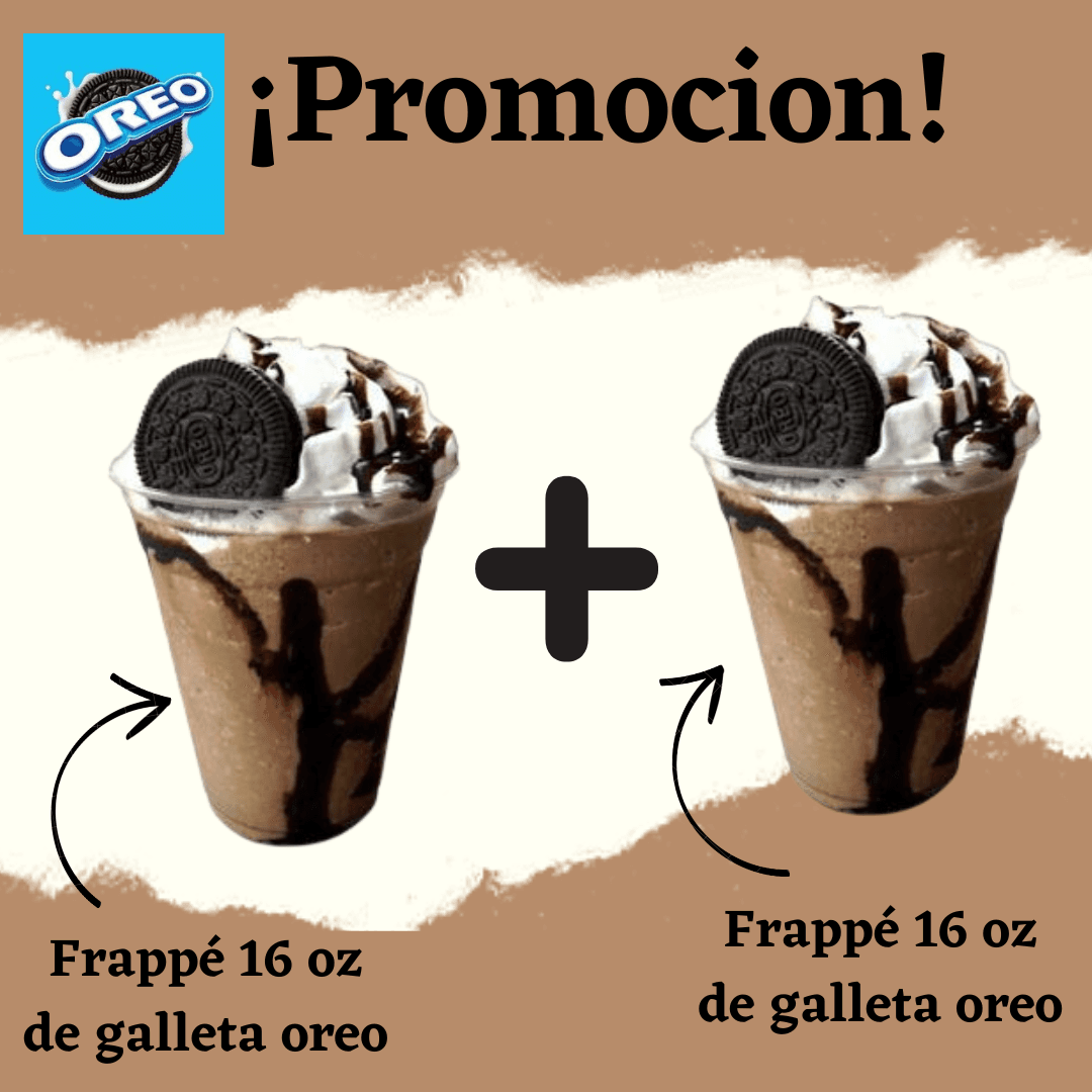 Combo de 2 Frappes de Oreo