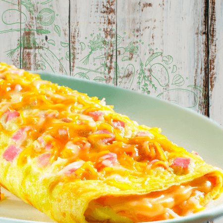 Omelette Jamón y Queso
