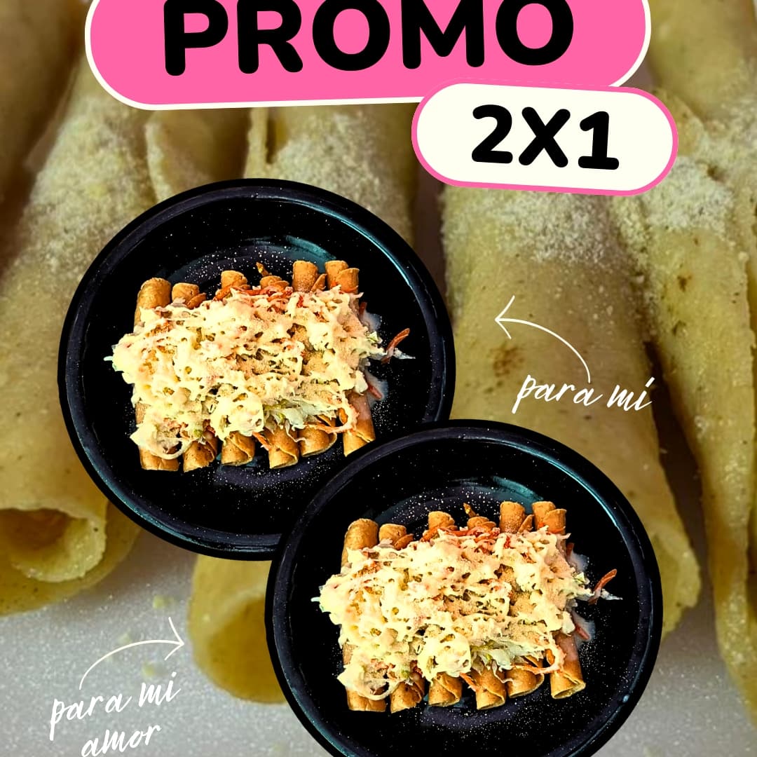 2 por 1  Tacos Fritos