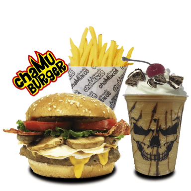 COMBOchaMuburger+Papas+Smoothie