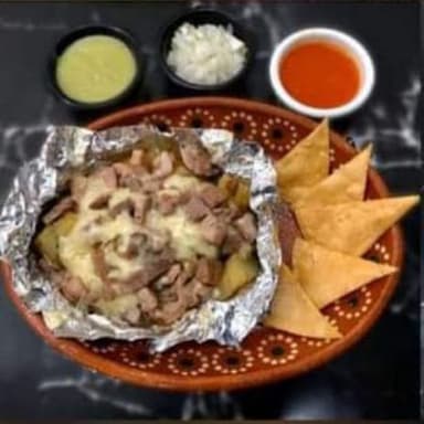 Papa Rellena de Champiñón