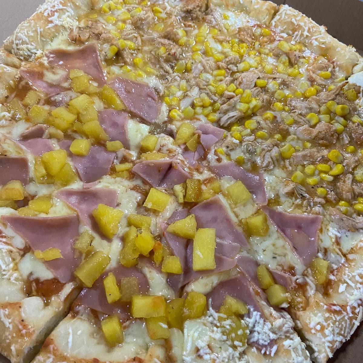 Pizza Jamón y Pollo