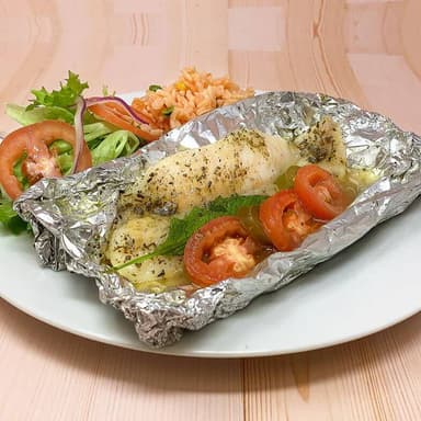 Filete de Pescado Empapelado.