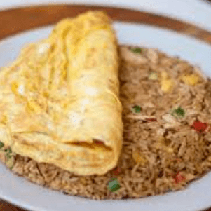 Chaufa con Tortilla de Verdura