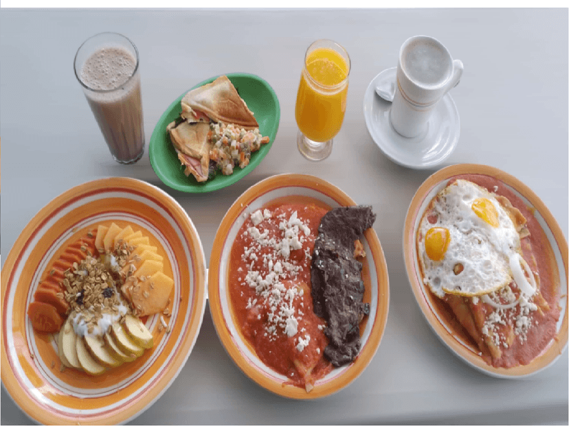 A almorzar