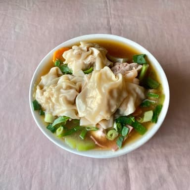 Wantan en Sopa Especial de la Casa