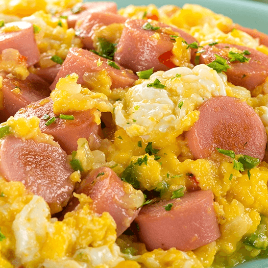 Huevos con Salchicha