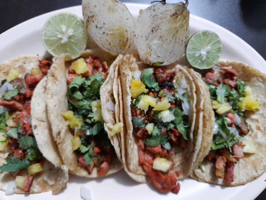 Orden de Tacos de al Pastor a la plancha (5pzas)