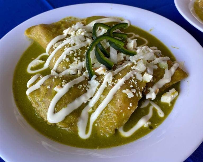 Chilaquiles Rellenos Poblanos