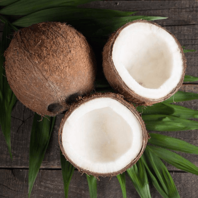 Pieza de Coco Pelado