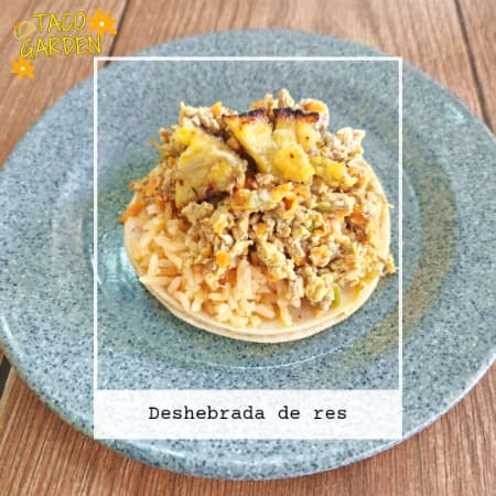 Taco de Deshebrada de Res