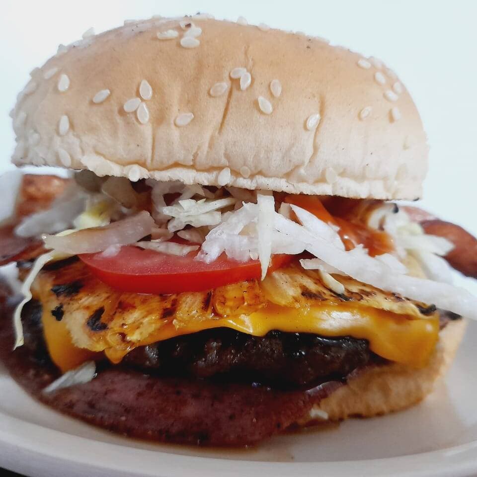 Hamburguesa Hawaiana Jumbo