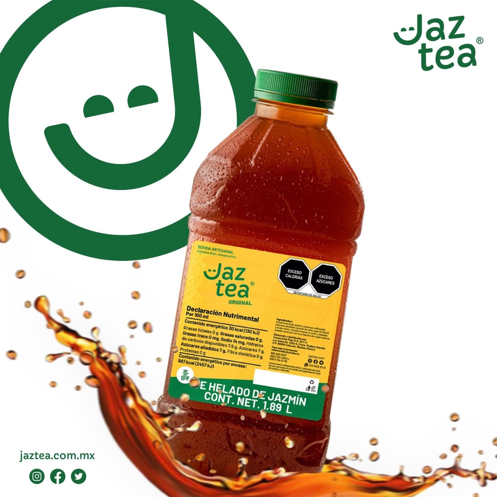 Jaztea 1/2 Galón (1.8Lt)