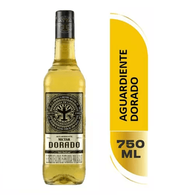 Aguardiente Nectar Dorado 750ml
