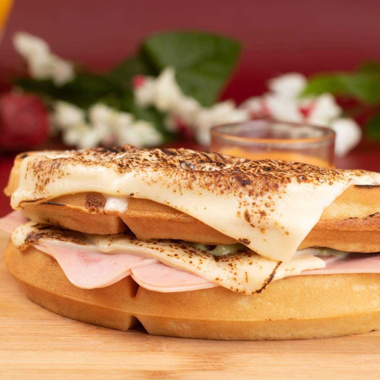 Waffle Croque Monsieur