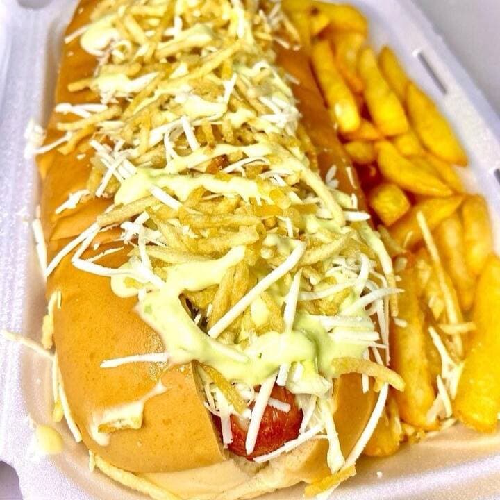 Perro Sencillo + Papas Frista