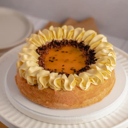 Cheesecake de Maracuyá (Tipo New York)