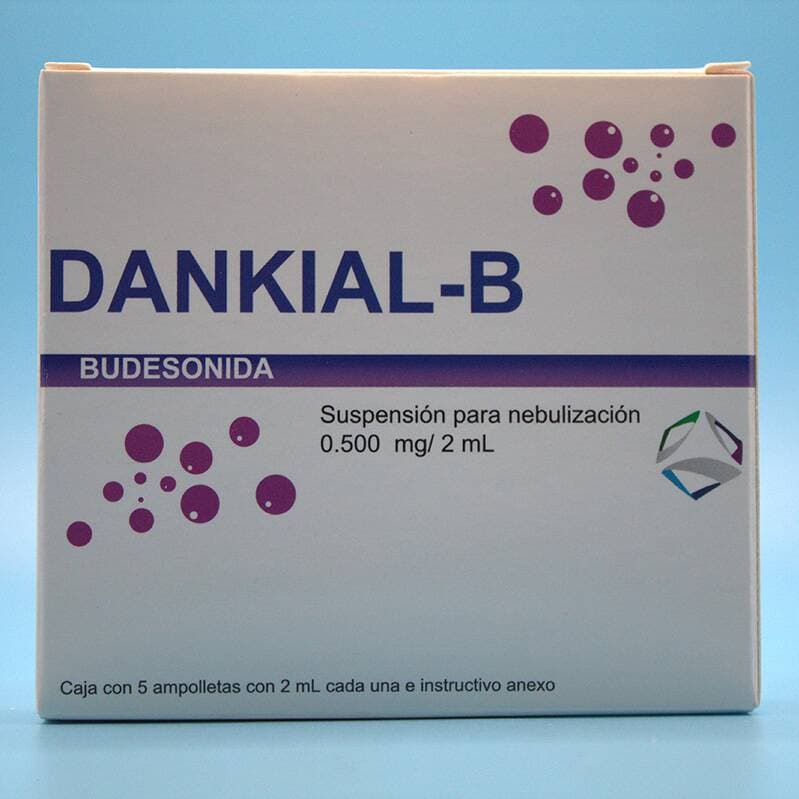 DANKIAL-B SUSP. P/ NEBULIZAR .500MG/2ML AMP.
