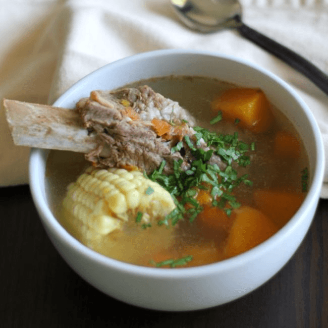 Sopa con Preparacion del dia