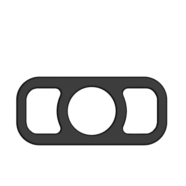 ODIBO FORZA RINGS THE GRIP BLACK