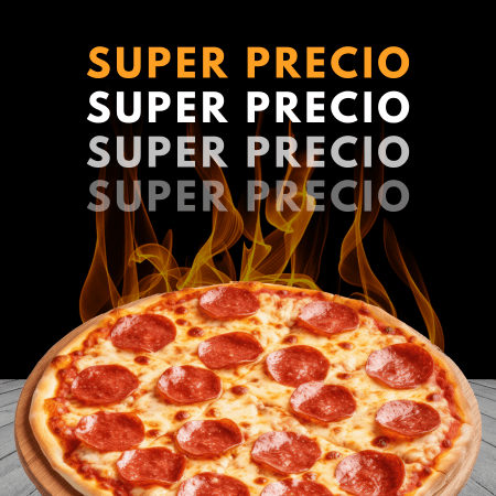 Pizza Pepperoni Clásica Super Precio