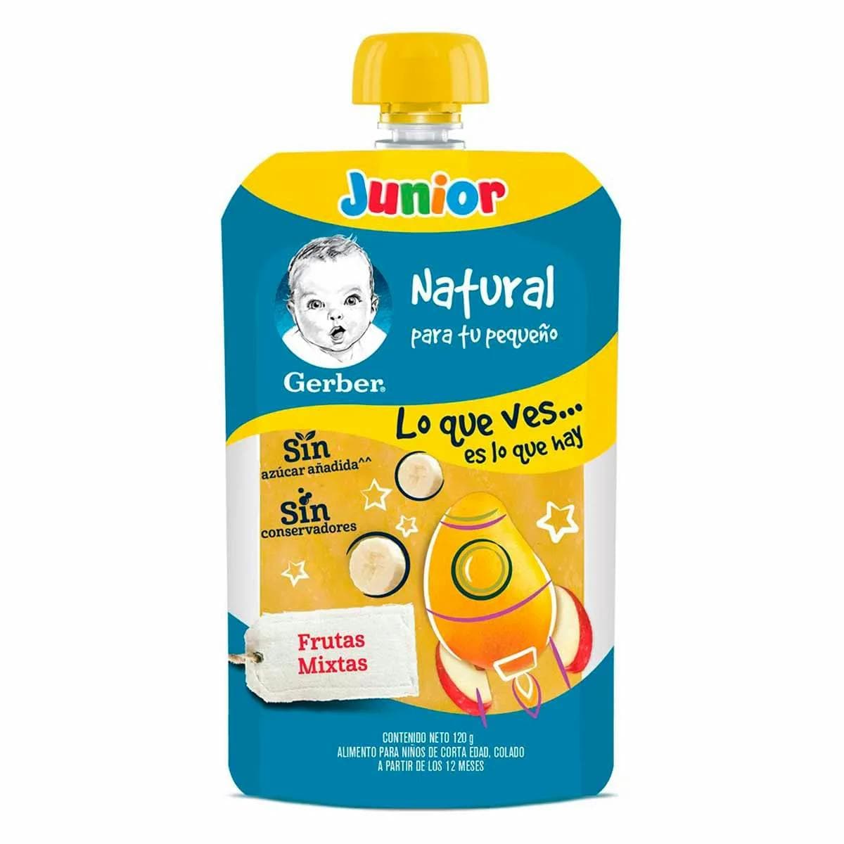 Gerber Jr Frutas Mixtas 120g