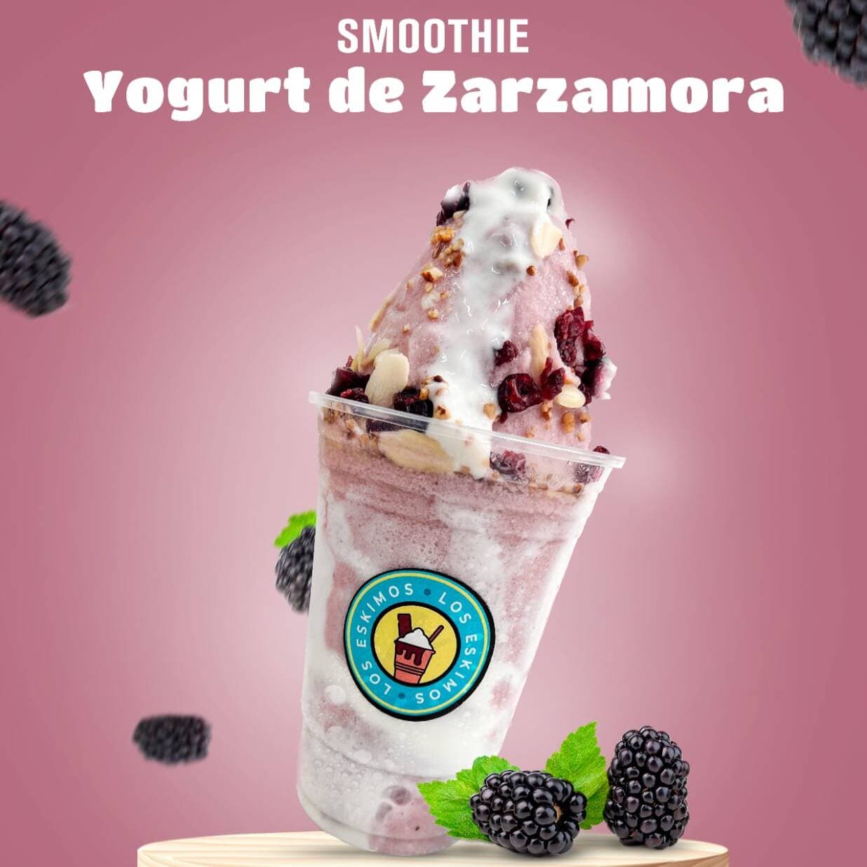 Smoothie de Yogurt de Zarzamora